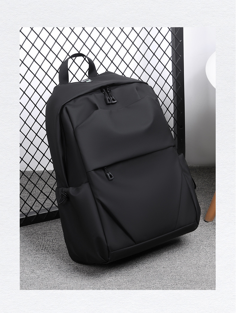 Water-Resistant Oxford Cloth Commuter Backpack, 20-35L Large Capacity Laptop Backpack for Travel and School