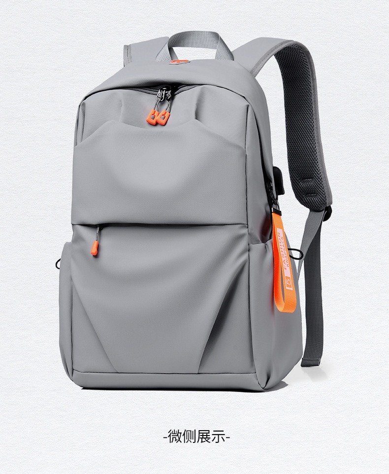 Water-Resistant Oxford Cloth Commuter Backpack, 20-35L Large Capacity Laptop Backpack for Travel and School