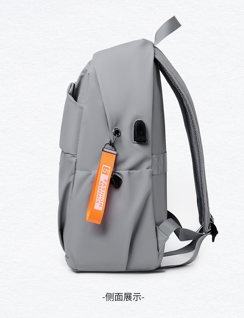 Water-Resistant Oxford Cloth Commuter Backpack, 20-35L Large Capacity Laptop Backpack for Travel and School