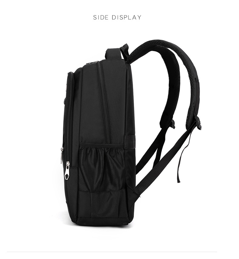 Oxford Cloth Business Laptop Backpack for Men, 20-35L Commuter Travel Daypack Fits 12-Inch Laptop