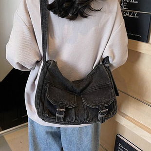 FARAMON Small PU Bucket Bag for Women, Chain Crossbody Handbag with Magnetic Closure