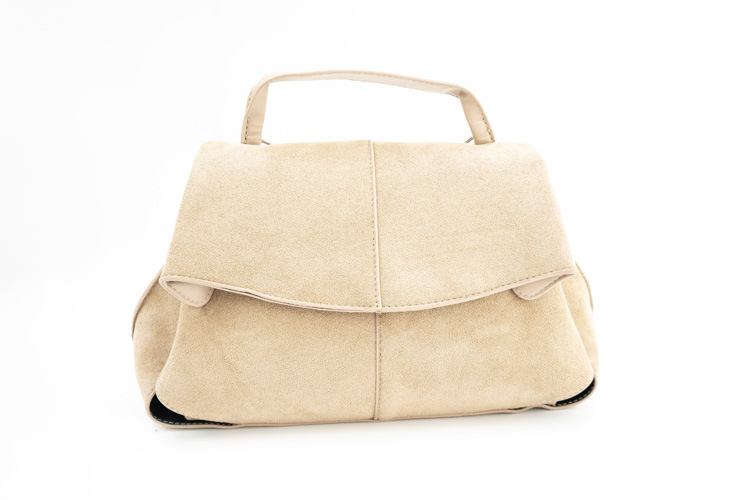Women Suede Shoulder Crossbody Bag, Minimalist Flap Zip Large Box Handbag for Daily Wear