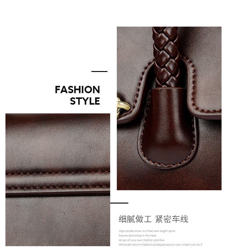 Women PU Leather Shoulder Bag with Zipper, Medium Square Crossbody Handbag for Daily Use