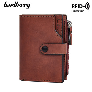 Baellerry Mini Women's Crossbody Phone Bag, PU Leather Small Square Shoulder Bag with Double Zipper