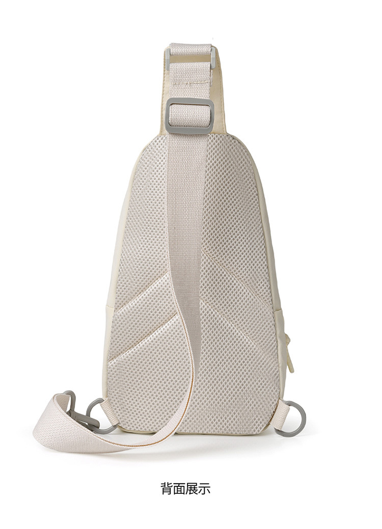 Women Nylon Crossbody Chest Bag, Multi-Layer Small Shoulder Bag for Everyday Casual Use