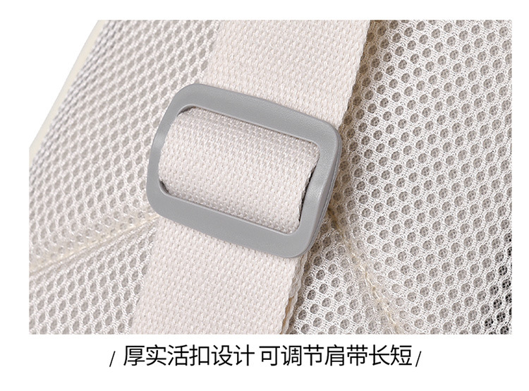 Women Nylon Crossbody Chest Bag, Multi-Layer Small Shoulder Bag for Everyday Casual Use