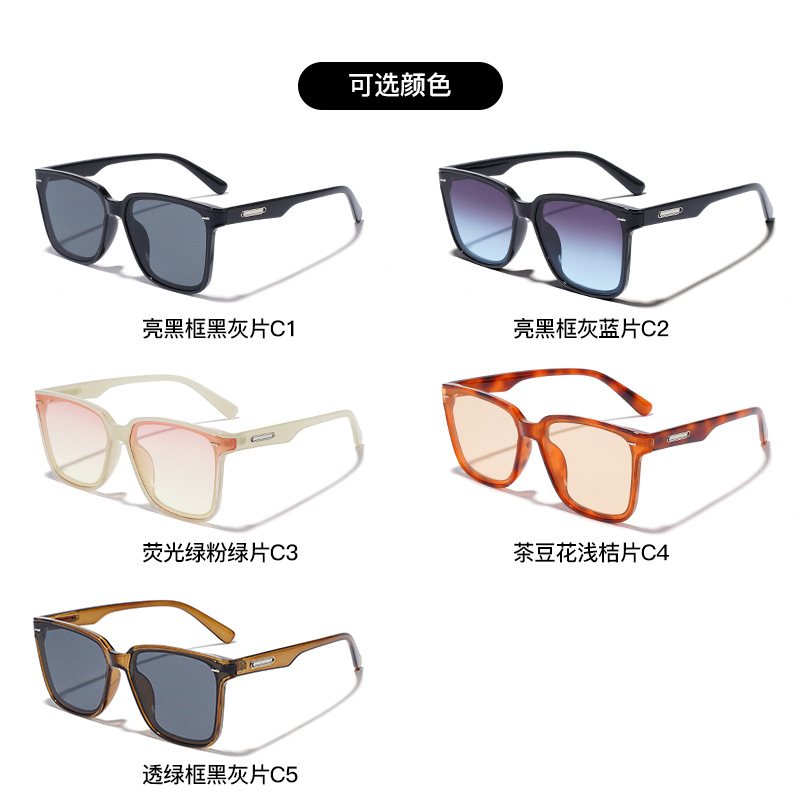 LANYUE Square Frame Sunglasses for Men and Women, UV380 PC Lens Sun Glasses for Fishing, Cycling and Driving