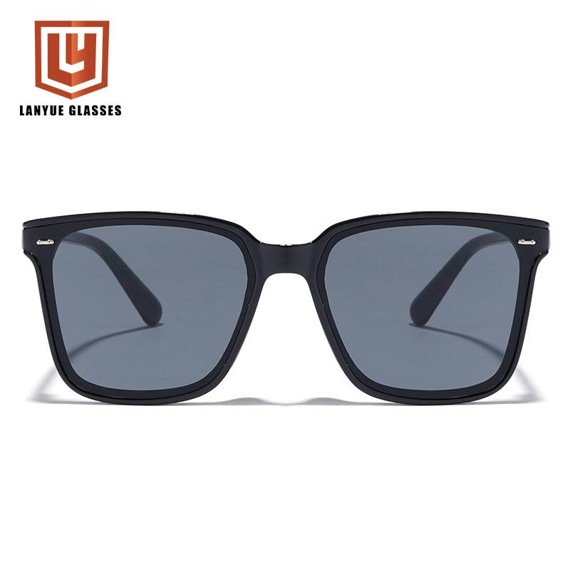 LANYUE Square Frame Sunglasses for Men and Women, UV380 PC Lens Sun Glasses for Fishing, Cycling and Driving