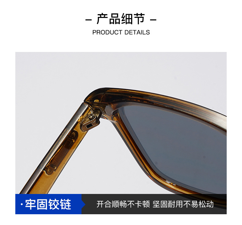 LANYUE Square Frame Sunglasses for Men and Women, UV380 PC Lens Sun Glasses for Fishing, Cycling and Driving
