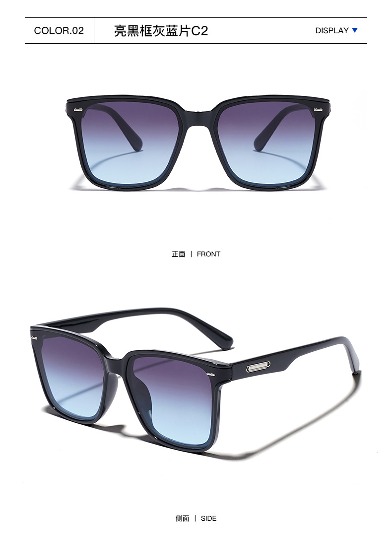 LANYUE Square Frame Sunglasses for Men and Women, UV380 PC Lens Sun Glasses for Fishing, Cycling and Driving