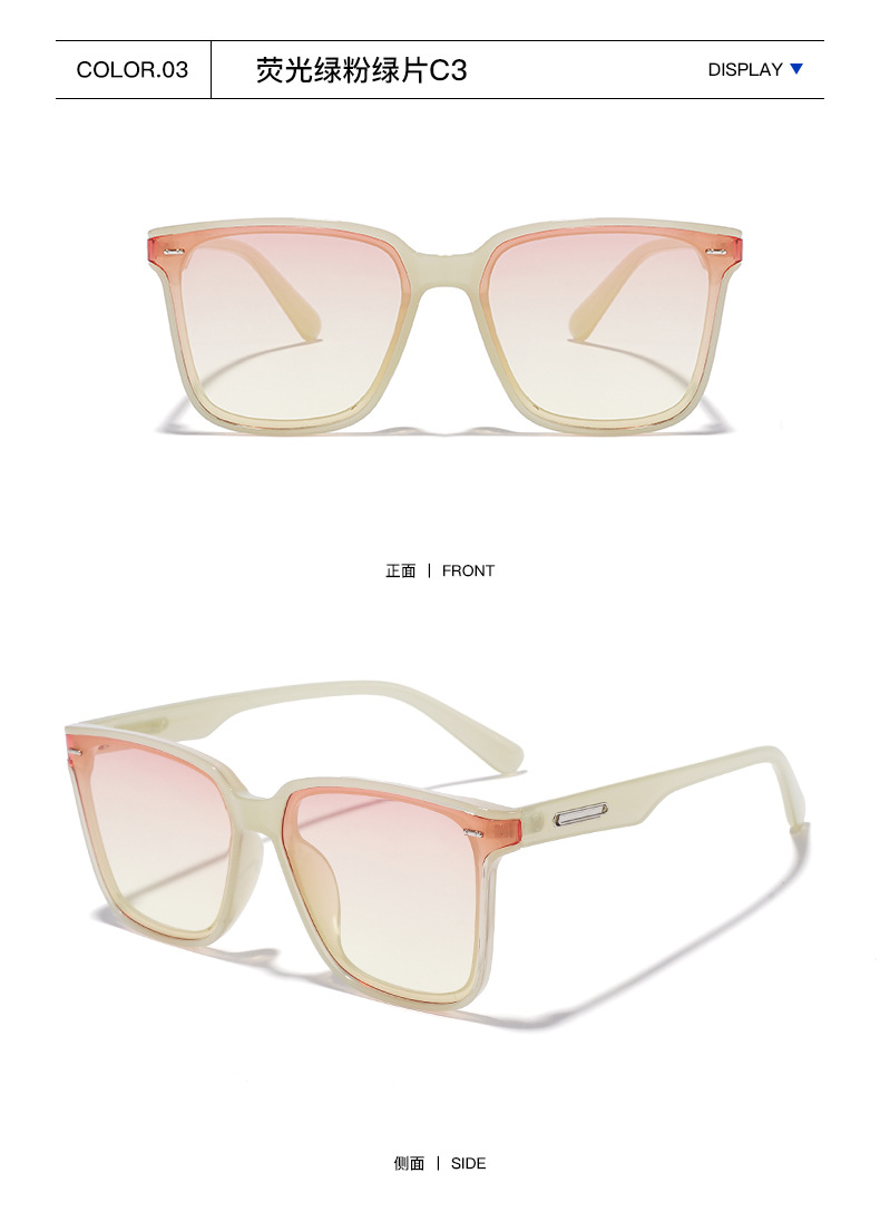 LANYUE Square Frame Sunglasses for Men and Women, UV380 PC Lens Sun Glasses for Fishing, Cycling and Driving