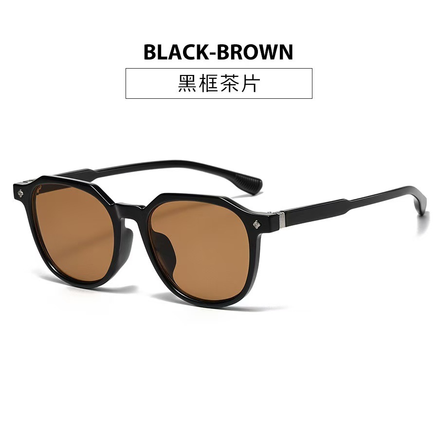 Women UV400 Polygon Sunglasses, Retro Full Frame PC Sun Glasses for Outdoor Travel and Driving