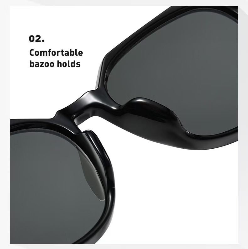 Women UV400 Polygon Sunglasses, Retro Full Frame PC Sun Glasses for Outdoor Travel and Driving