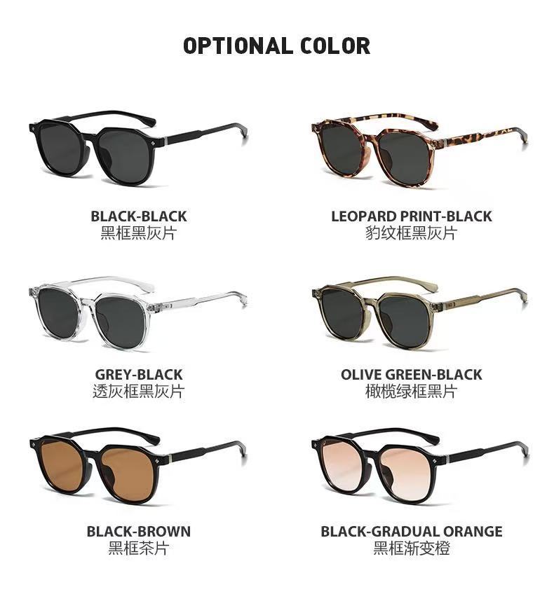 Women UV400 Polygon Sunglasses, Retro Full Frame PC Sun Glasses for Outdoor Travel and Driving