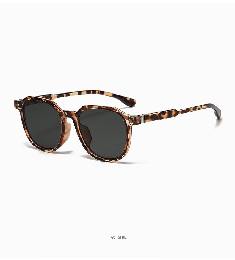 Women UV400 Polygon Sunglasses, Retro Full Frame PC Sun Glasses for Outdoor Travel and Driving