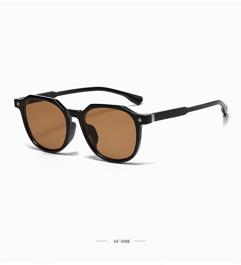 Women UV400 Polygon Sunglasses, Retro Full Frame PC Sun Glasses for Outdoor Travel and Driving