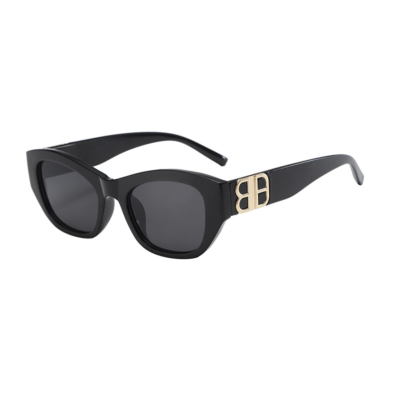 Polarized Cat Eye Sunglasses for Women, UV400 PC Frame Retro Sun Glasses for Driving and Outdoor