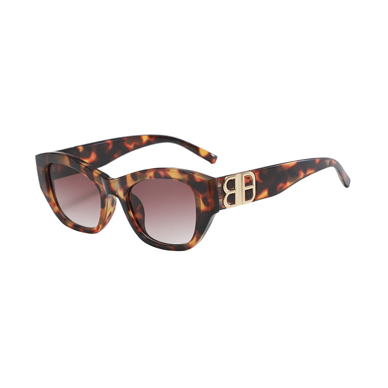 Polarized Cat Eye Sunglasses for Women, UV400 PC Frame Retro Sun Glasses for Driving and Outdoor
