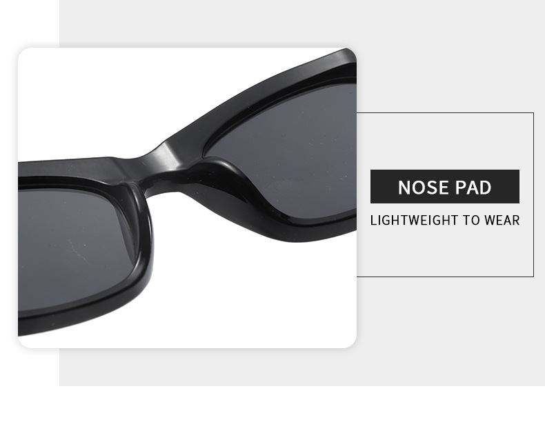 Polarized Cat Eye Sunglasses for Women, UV400 PC Frame Retro Sun Glasses for Driving and Outdoor