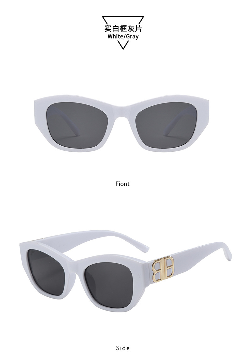 Polarized Cat Eye Sunglasses for Women, UV400 PC Frame Retro Sun Glasses for Driving and Outdoor