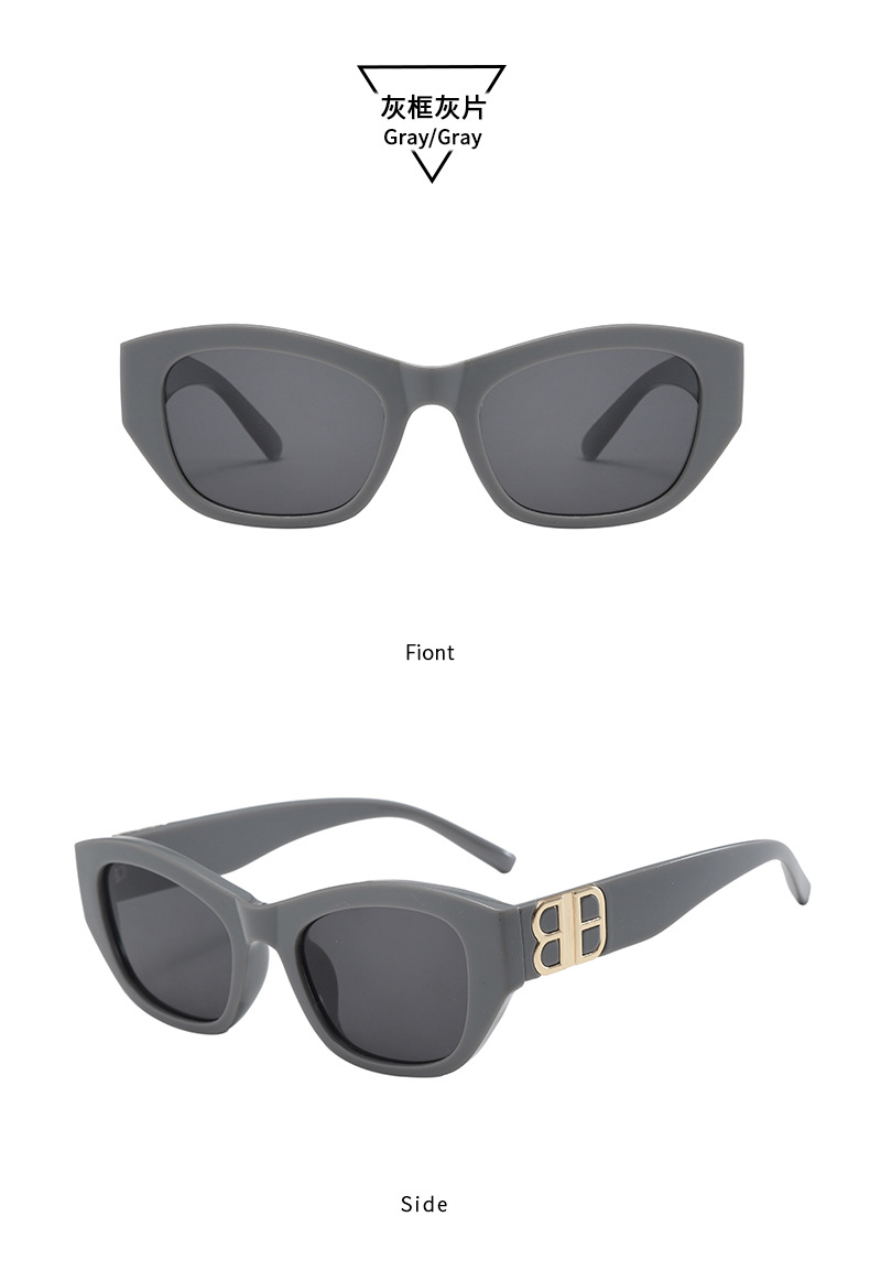 Polarized Cat Eye Sunglasses for Women, UV400 PC Frame Retro Sun Glasses for Driving and Outdoor