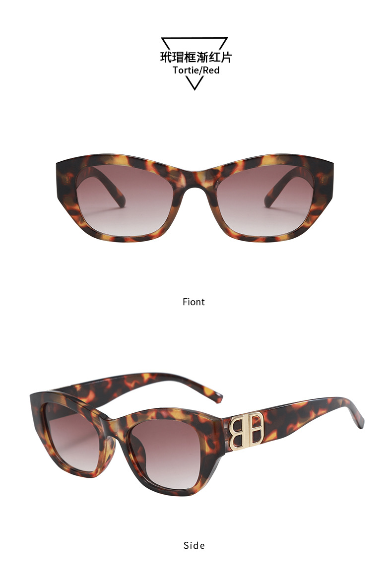Polarized Cat Eye Sunglasses for Women, UV400 PC Frame Retro Sun Glasses for Driving and Outdoor