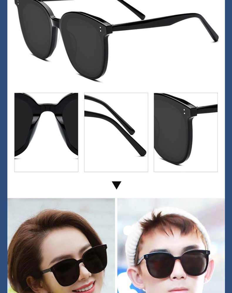 Polarized UV400 Sunglasses for Men and Women, Full Frame Square Shades for Driving and Fishing