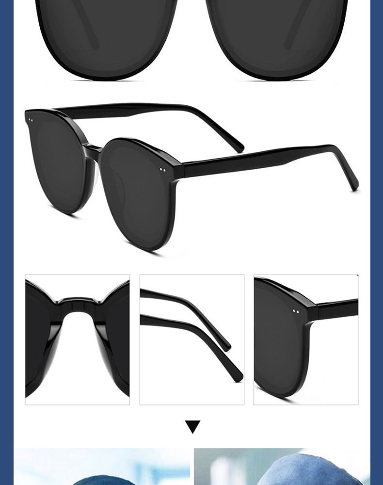Polarized UV400 Sunglasses for Men and Women, Full Frame Square Shades for Driving and Fishing