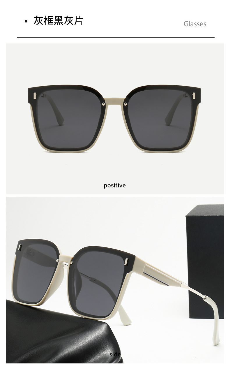 Polarized Square Frame Sunglasses for Women, UV400 Full Frame Sun Glasses for Driving and Outdoor Travel