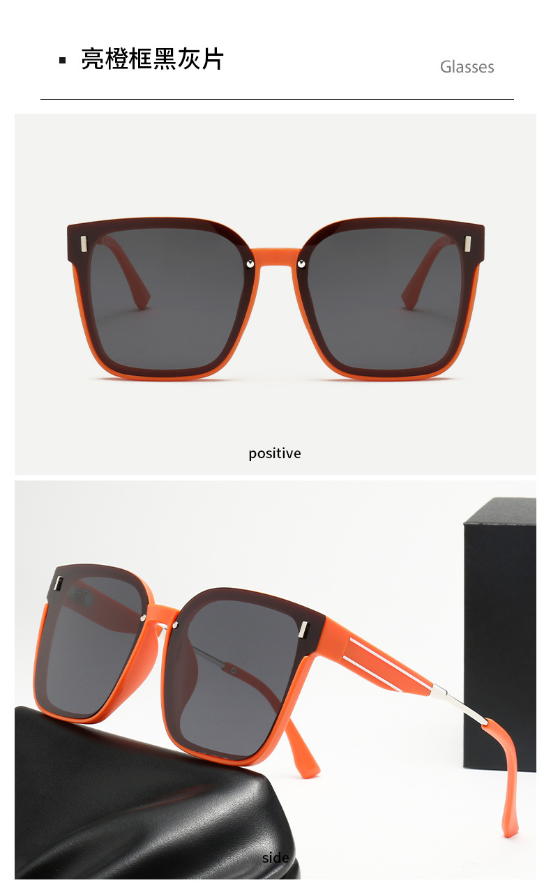 Polarized Square Frame Sunglasses for Women, UV400 Full Frame Sun Glasses for Driving and Outdoor Travel