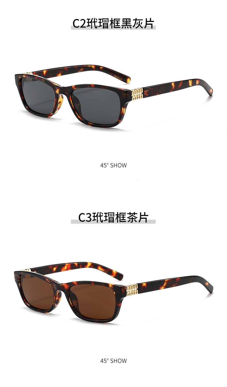 Square Frame Sunglasses for Women and Men, UV400 PC Lens Full Frame Sun Glasses for Outdoor Driving and Travel