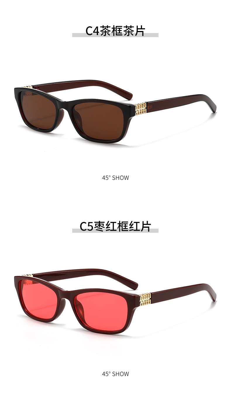 Square Frame Sunglasses for Women and Men, UV400 PC Lens Full Frame Sun Glasses for Outdoor Driving and Travel