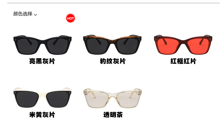 Square Sunglasses for Women, Leopard Print Black Frame UV400 PC Lens Full Frame Shades for Outdoor Travel