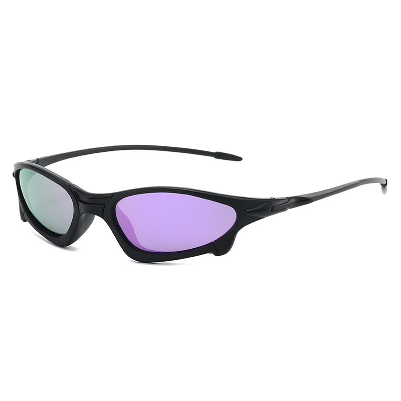 Polarized Cyberpunk Sunglasses for Men and Women, UV400 PC Frame Outdoor Cycling and Fishing Sports Sunglasses
