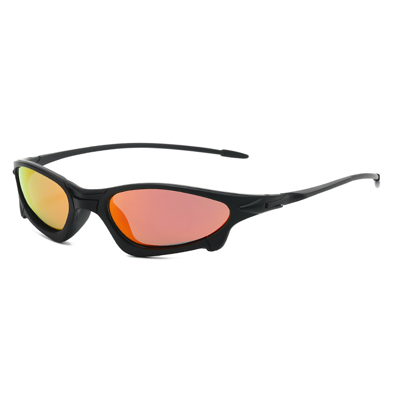 Polarized Cyberpunk Sunglasses for Men and Women, UV400 PC Frame Outdoor Cycling and Fishing Sports Sunglasses