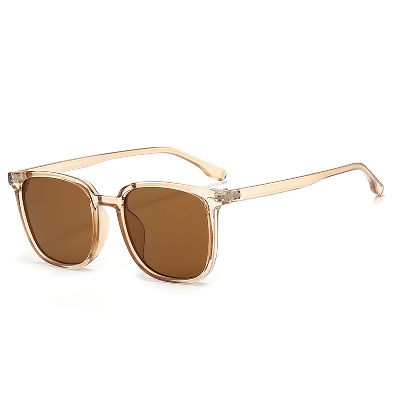 Round Frame PC Sunglasses for Women and Men, UV400 Protection Black Frame Grey Lens