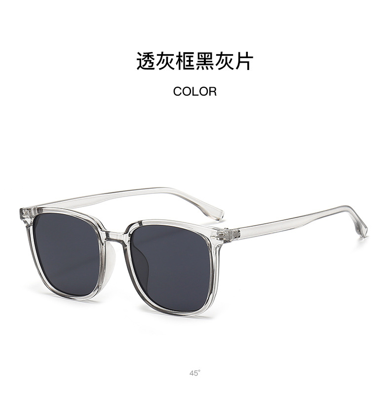 Round Frame PC Sunglasses for Women and Men, UV400 Protection Black Frame Grey Lens