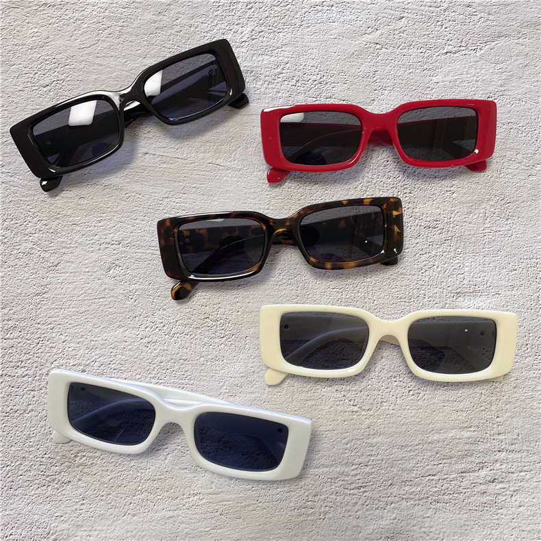 Square Frame UV400 Sunglasses for Men and Women, PC Lens Full Frame Sun Glasses for Outdoor Driving and Fishing