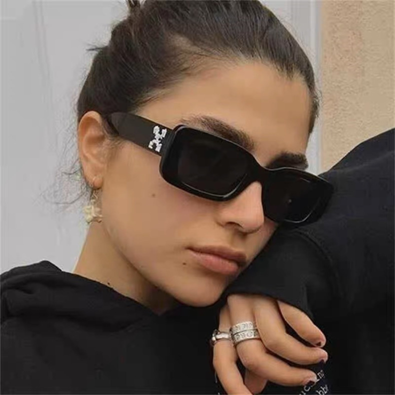 Square Frame UV400 Sunglasses for Men and Women, PC Lens Full Frame Sun Glasses for Outdoor Driving and Fishing