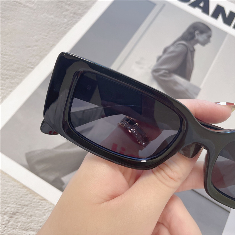 Square Frame UV400 Sunglasses for Men and Women, PC Lens Full Frame Sun Glasses for Outdoor Driving and Fishing