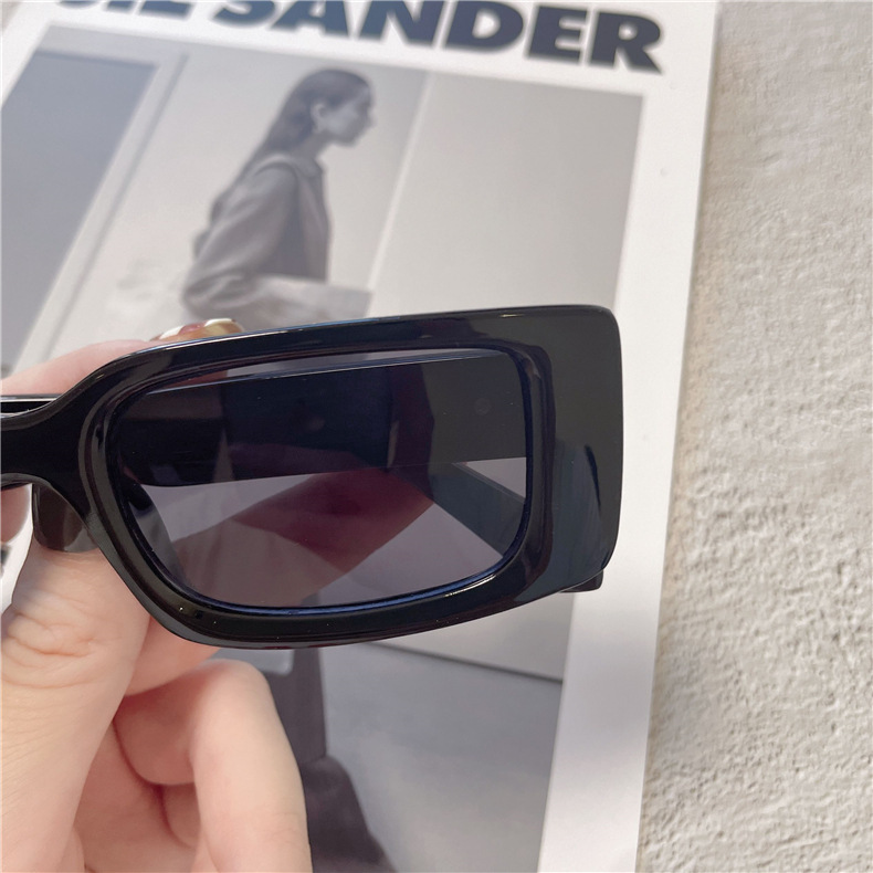 Square Frame UV400 Sunglasses for Men and Women, PC Lens Full Frame Sun Glasses for Outdoor Driving and Fishing