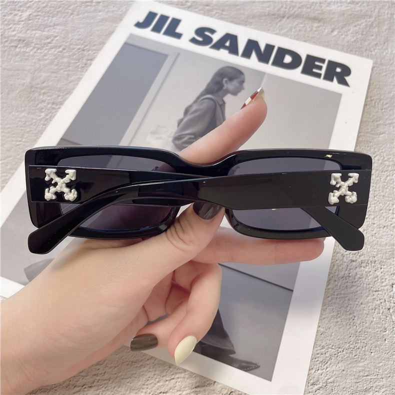 Square Frame UV400 Sunglasses for Men and Women, PC Lens Full Frame Sun Glasses for Outdoor Driving and Fishing