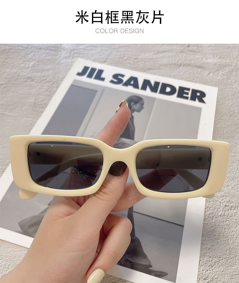 Square Frame UV400 Sunglasses for Men and Women, PC Lens Full Frame Sun Glasses for Outdoor Driving and Fishing