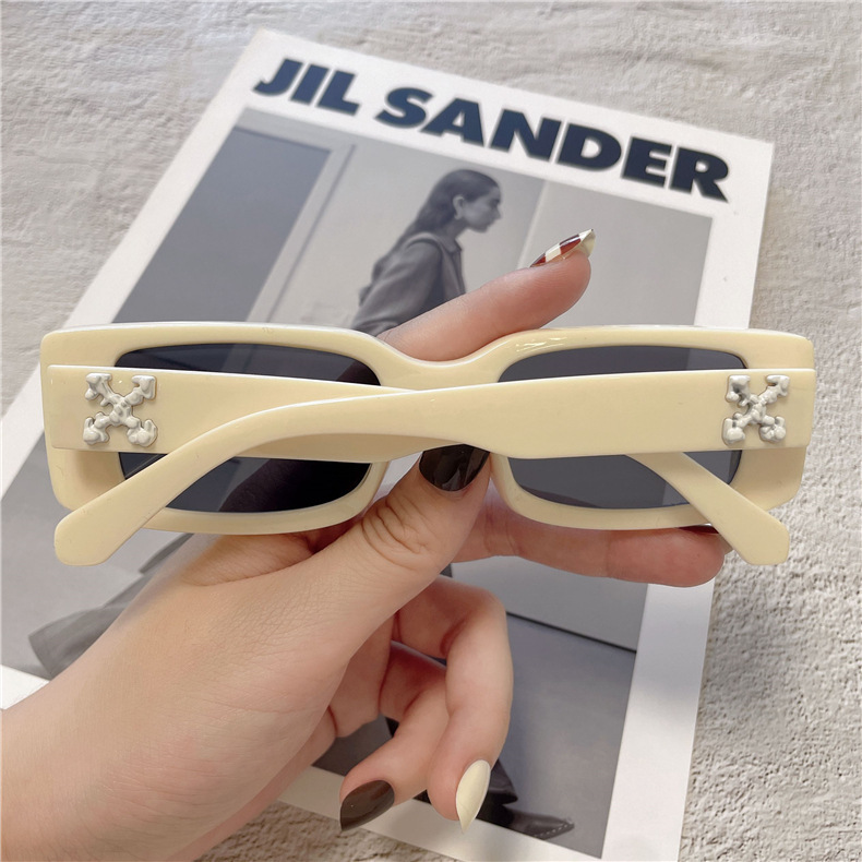 Square Frame UV400 Sunglasses for Men and Women, PC Lens Full Frame Sun Glasses for Outdoor Driving and Fishing