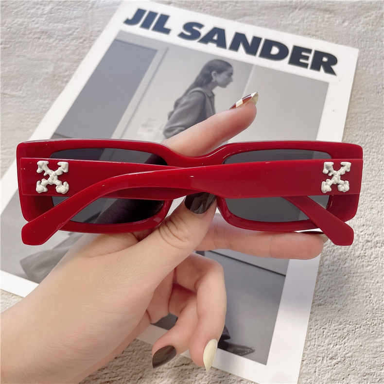 Square Frame UV400 Sunglasses for Men and Women, PC Lens Full Frame Sun Glasses for Outdoor Driving and Fishing